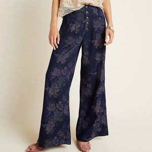 Anthropologie Pilcro and the Letterpress Ultra High Rise Wide Leg Jeans